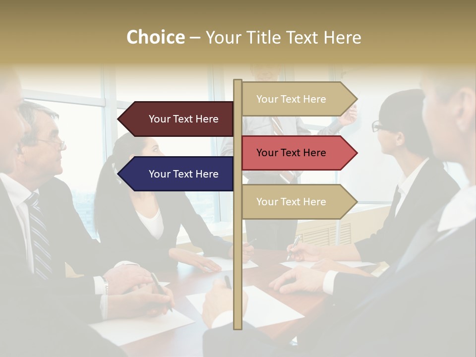 Person Showing Smart PowerPoint Template