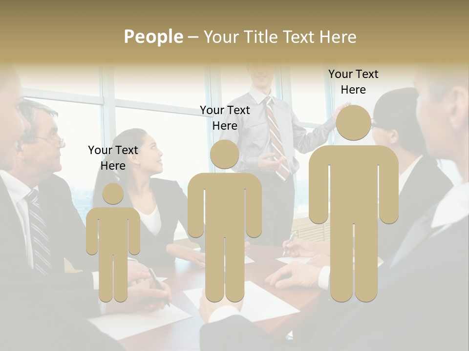 Person Showing Smart PowerPoint Template