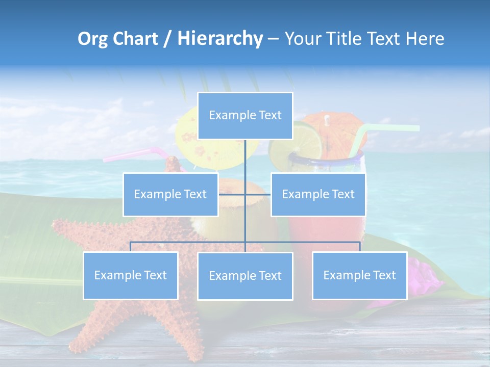 Riviera Island Turquoise PowerPoint Template