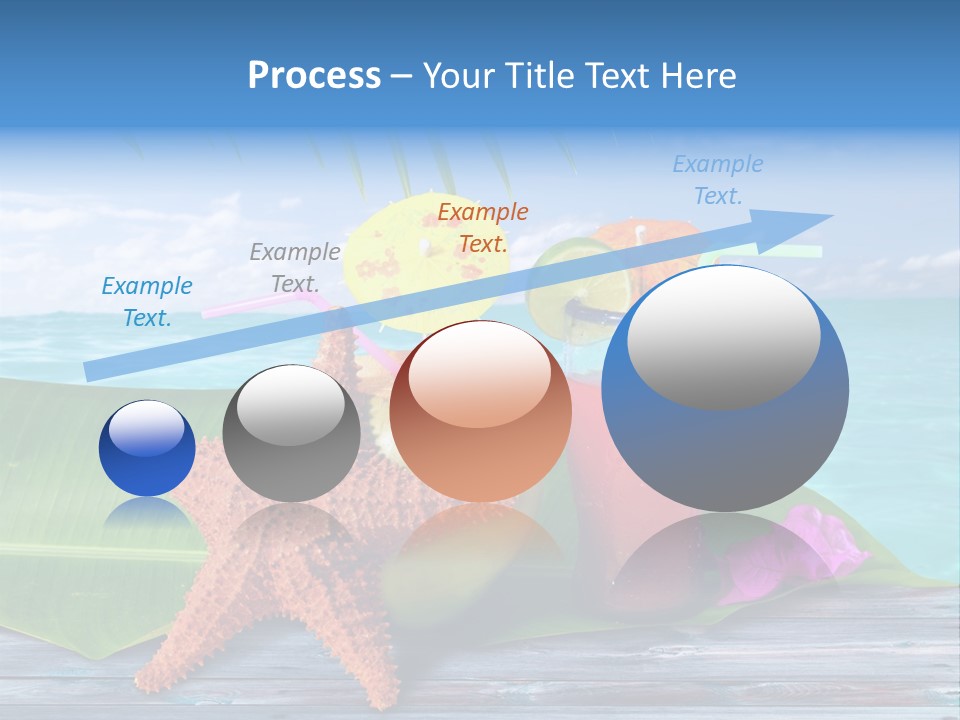 Riviera Island Turquoise PowerPoint Template