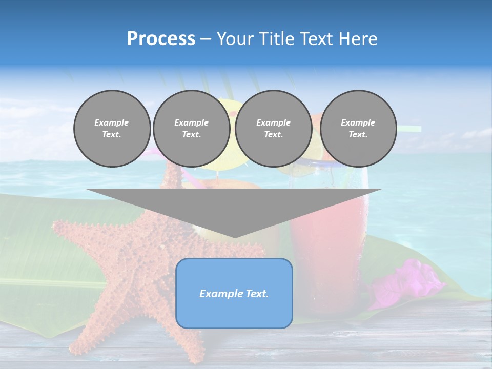 Riviera Island Turquoise PowerPoint Template