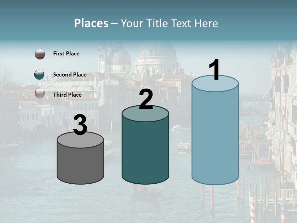 Gondola Venice Palace PowerPoint Template