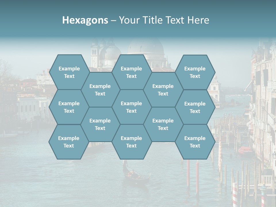 Gondola Venice Palace PowerPoint Template