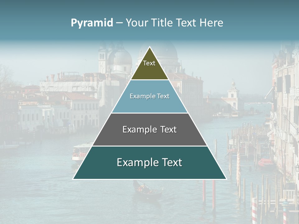 Gondola Venice Palace PowerPoint Template