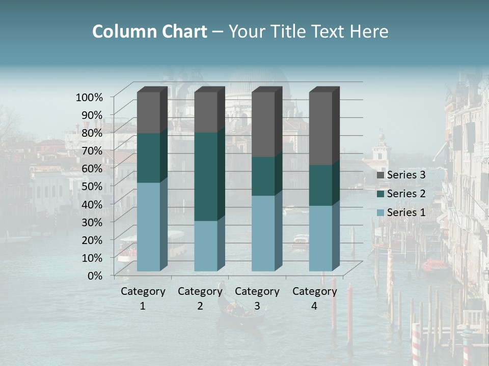 Gondola Venice Palace PowerPoint Template