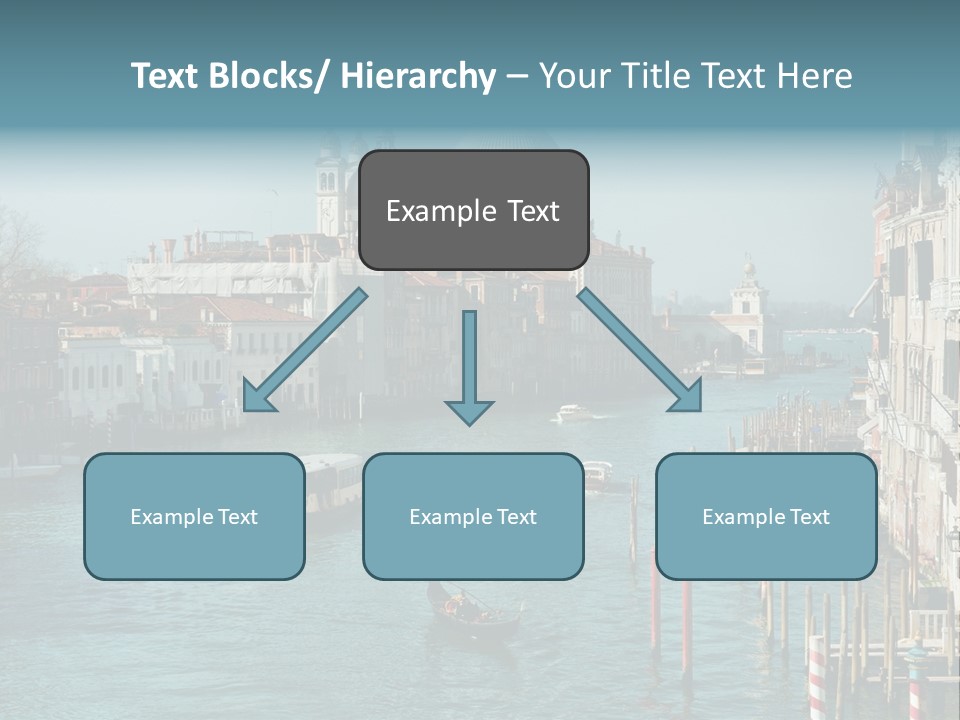 Gondola Venice Palace PowerPoint Template