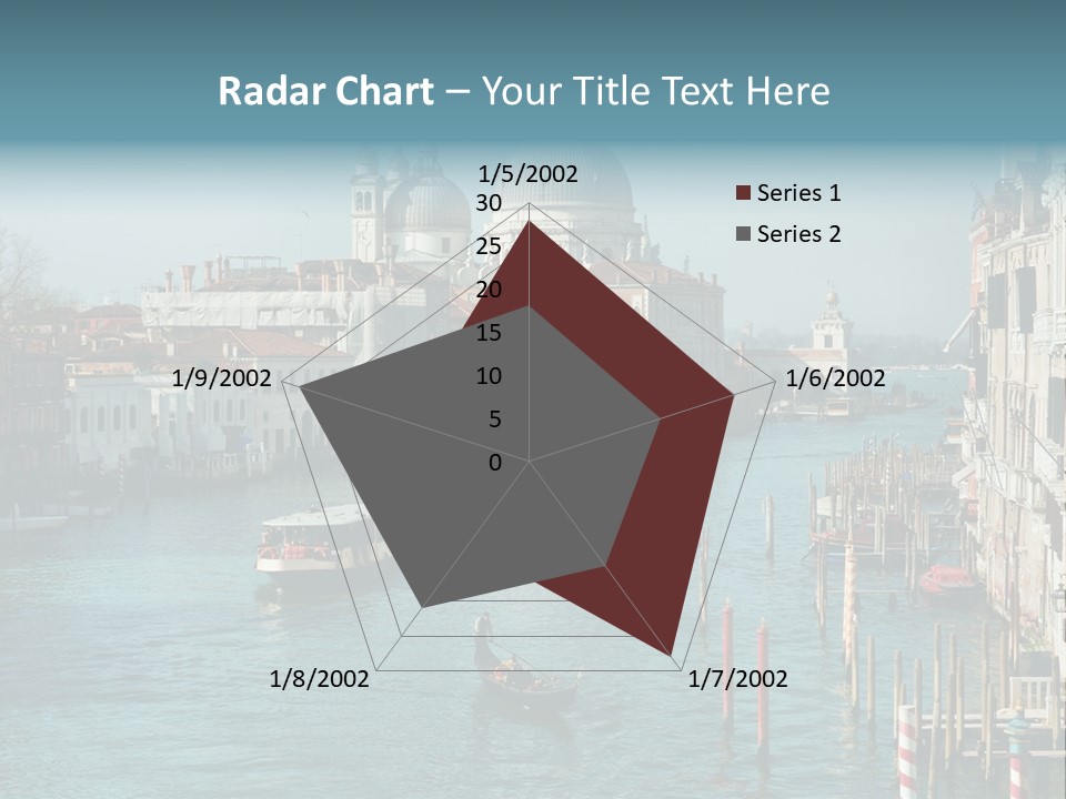 Gondola Venice Palace PowerPoint Template