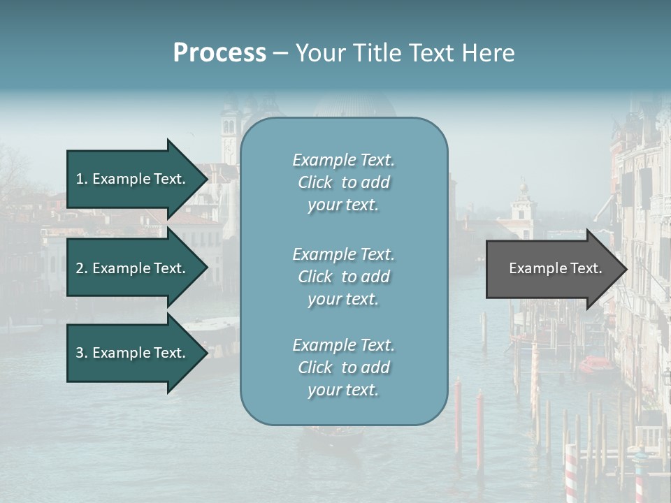 Gondola Venice Palace PowerPoint Template