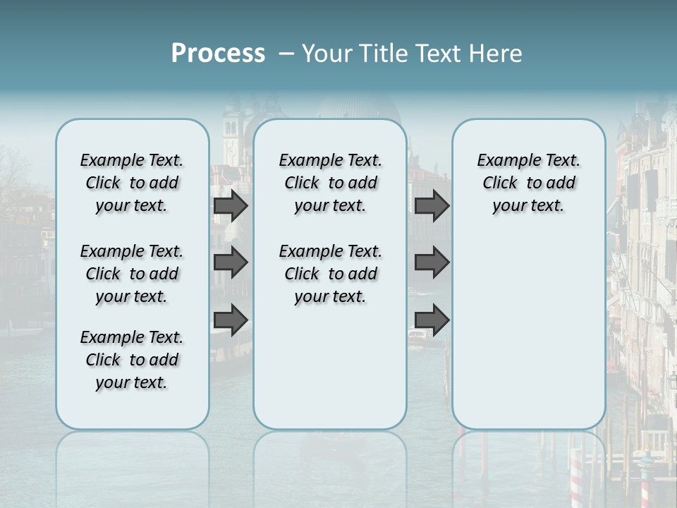 Gondola Venice Palace PowerPoint Template