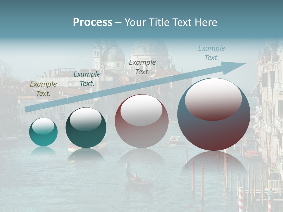 Gondola Venice Palace PowerPoint Template