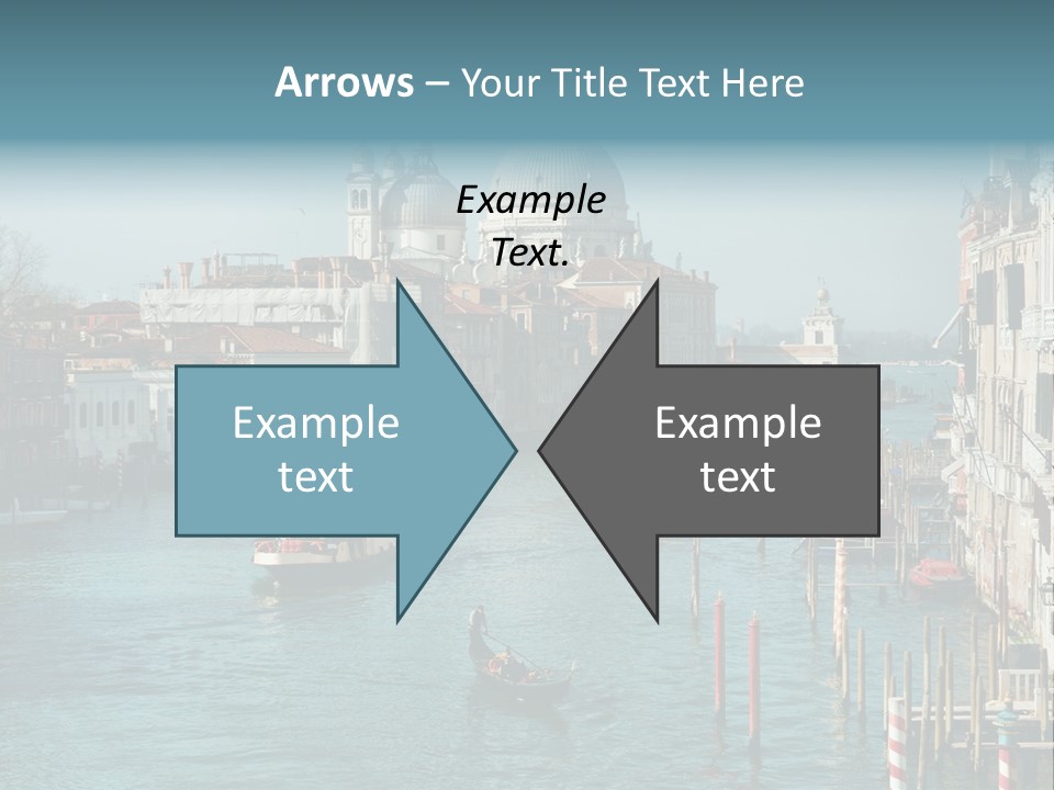 Gondola Venice Palace PowerPoint Template