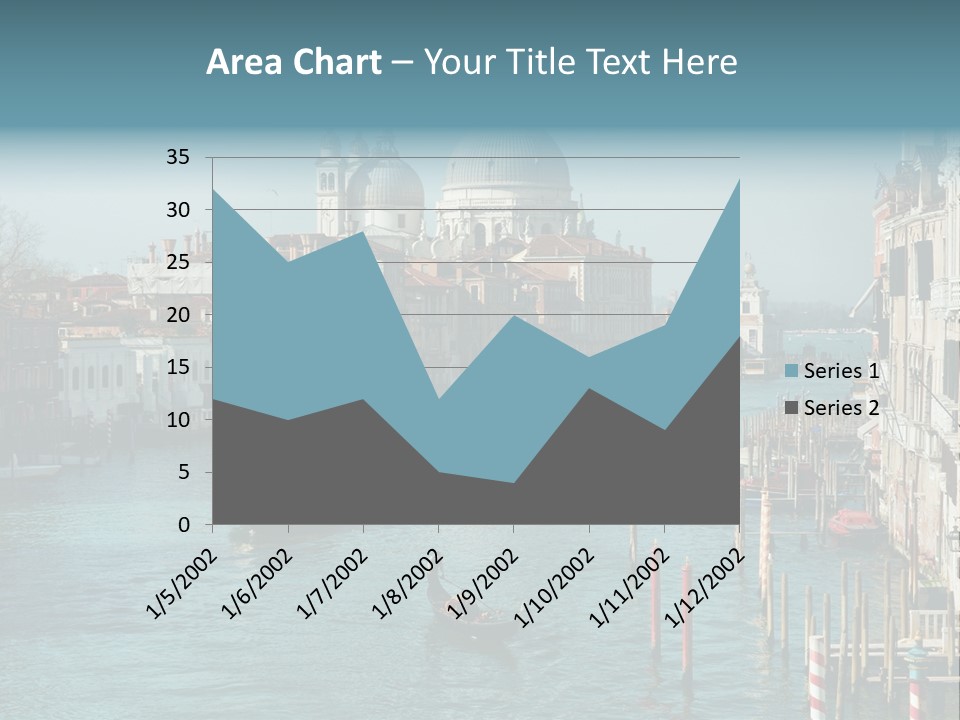 Gondola Venice Palace PowerPoint Template