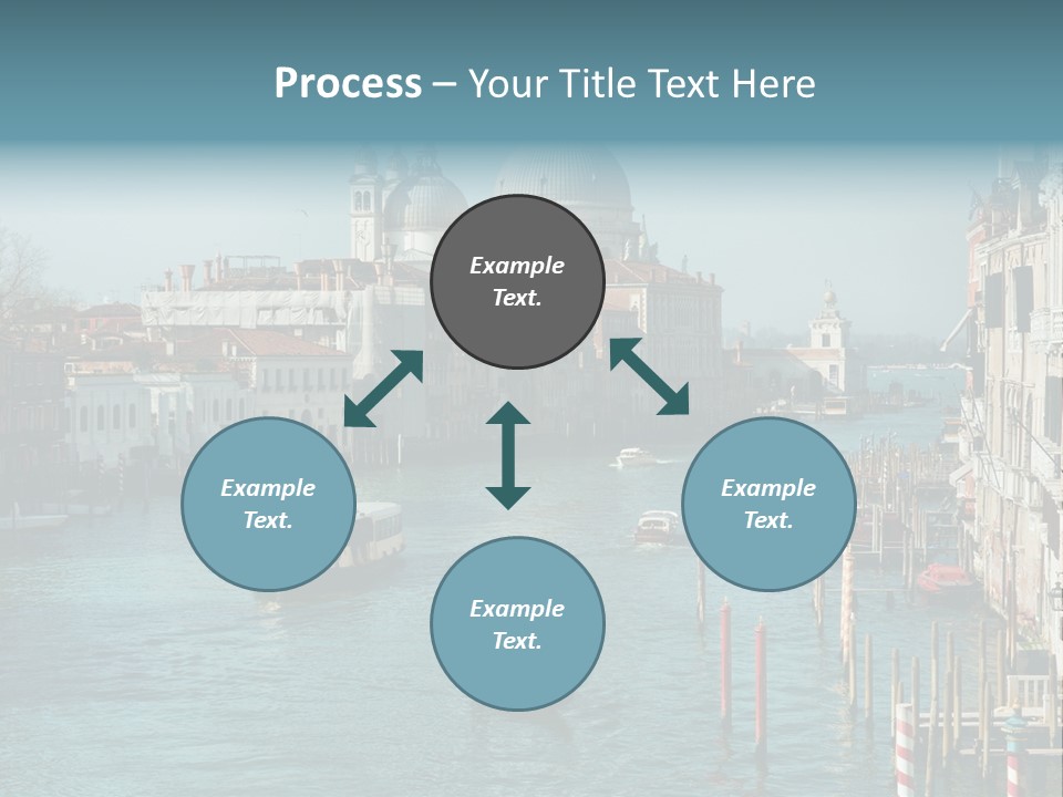 Gondola Venice Palace PowerPoint Template