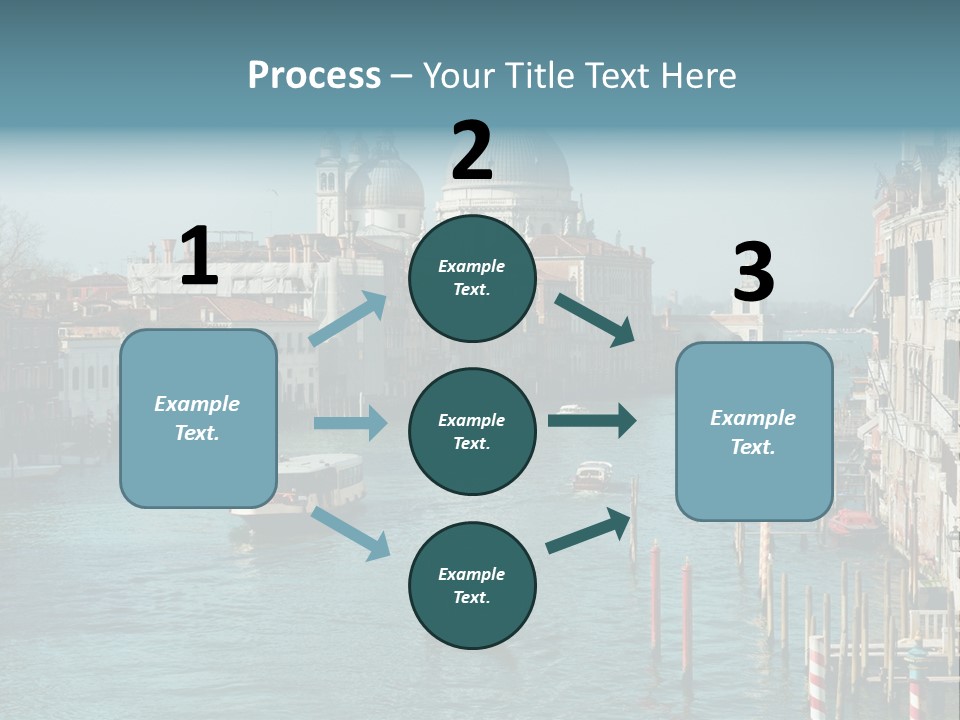 Gondola Venice Palace PowerPoint Template
