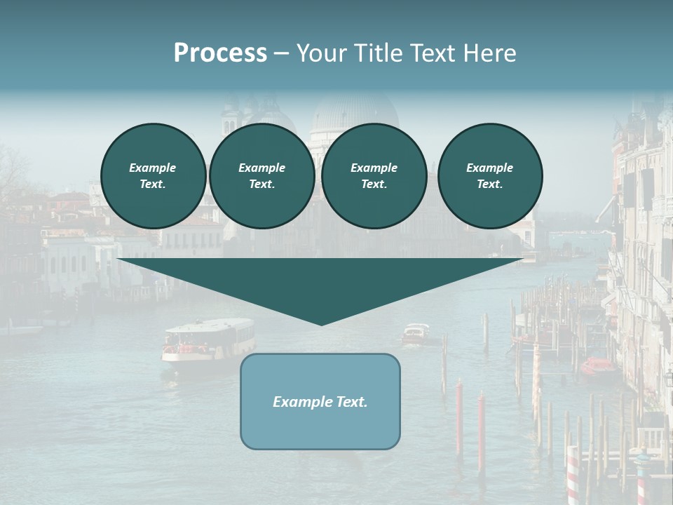 Gondola Venice Palace PowerPoint Template