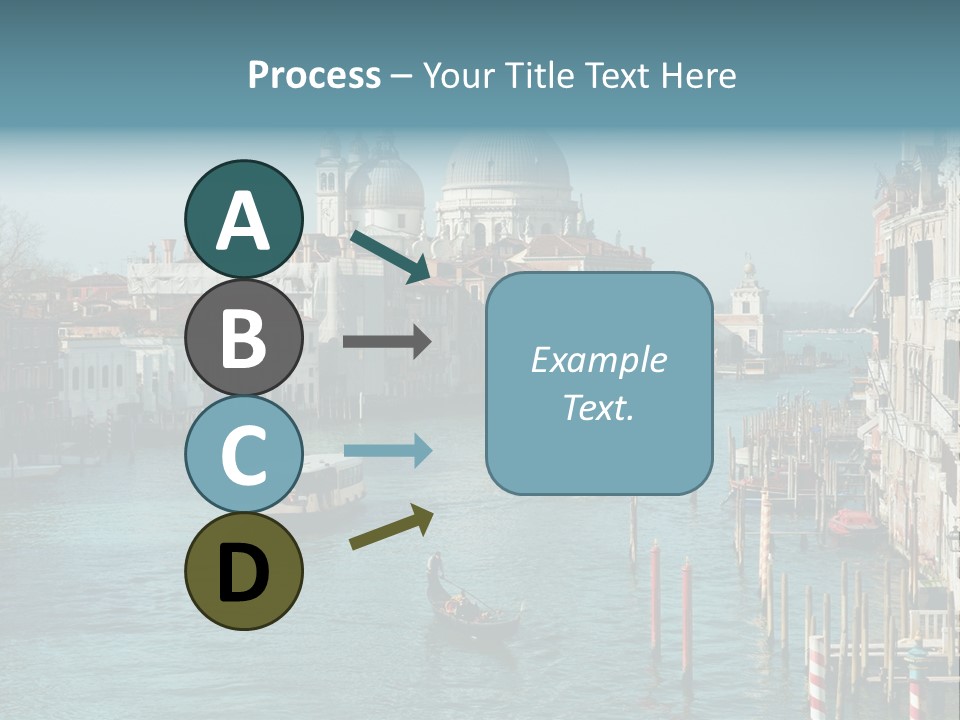 Gondola Venice Palace PowerPoint Template