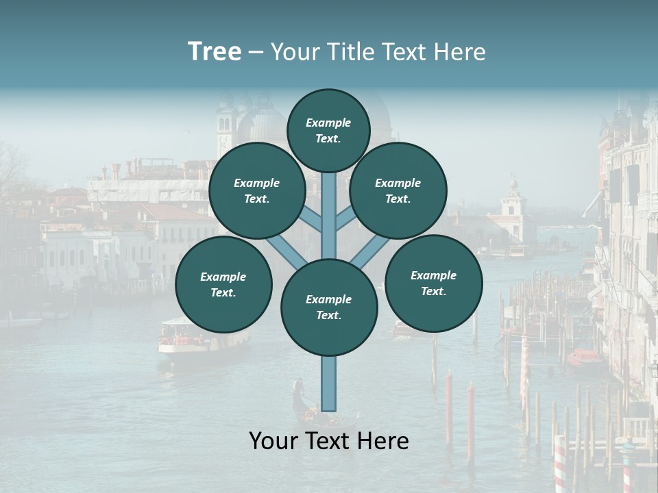 Gondola Venice Palace PowerPoint Template