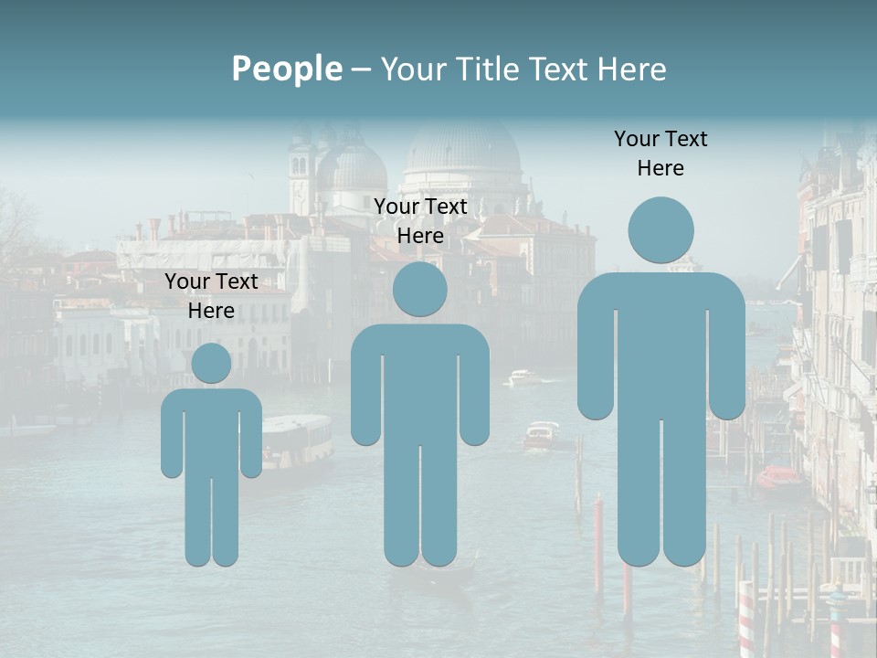 Gondola Venice Palace PowerPoint Template