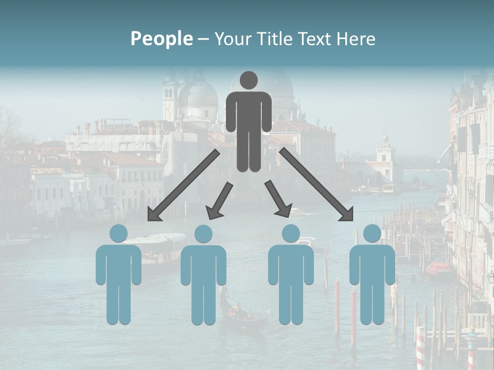 Gondola Venice Palace PowerPoint Template