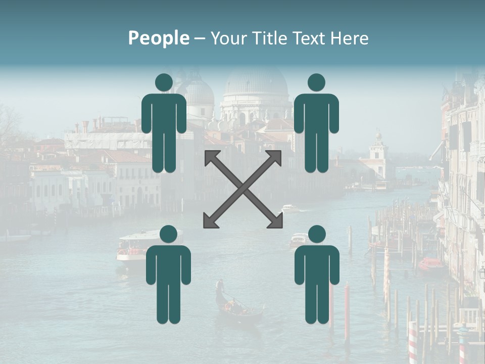 Gondola Venice Palace PowerPoint Template