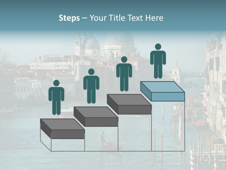 Gondola Venice Palace PowerPoint Template
