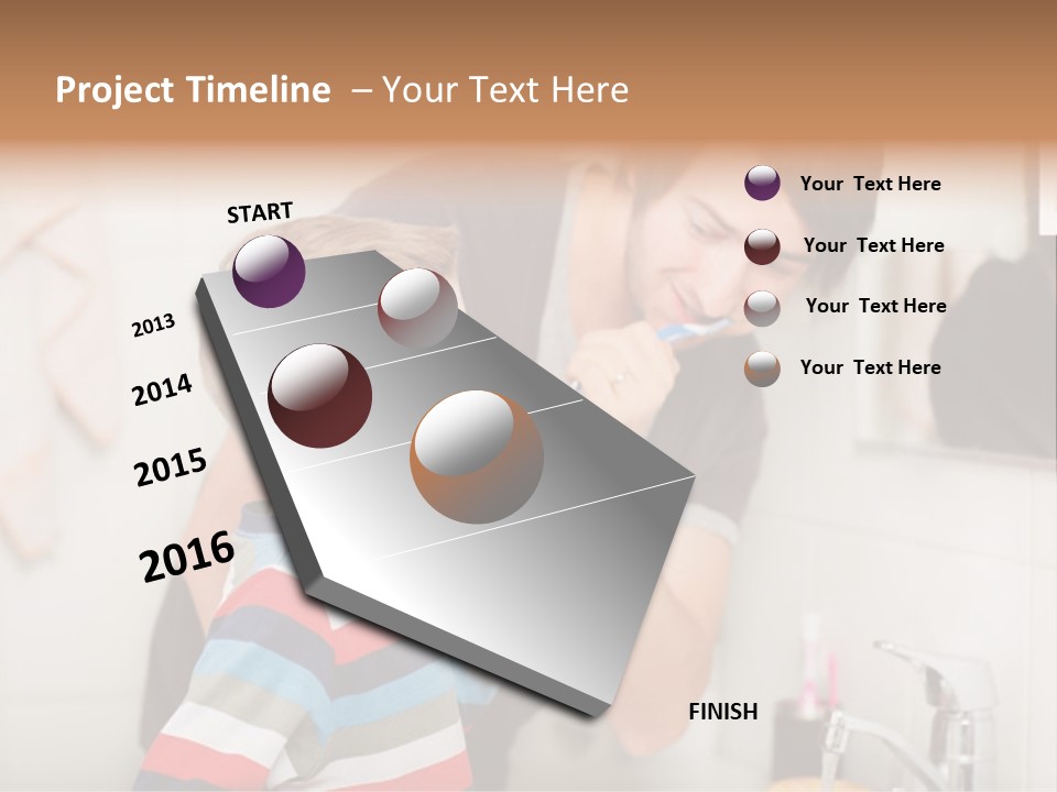 Lifestyle Childhood Little PowerPoint Template