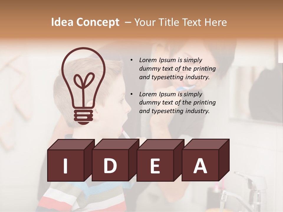 Lifestyle Childhood Little PowerPoint Template