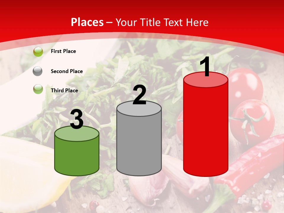 Seasoning Tomato Pepper PowerPoint Template