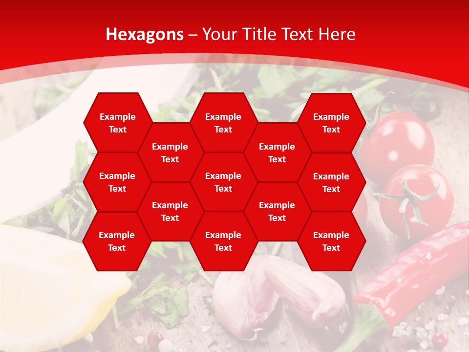 Seasoning Tomato Pepper PowerPoint Template