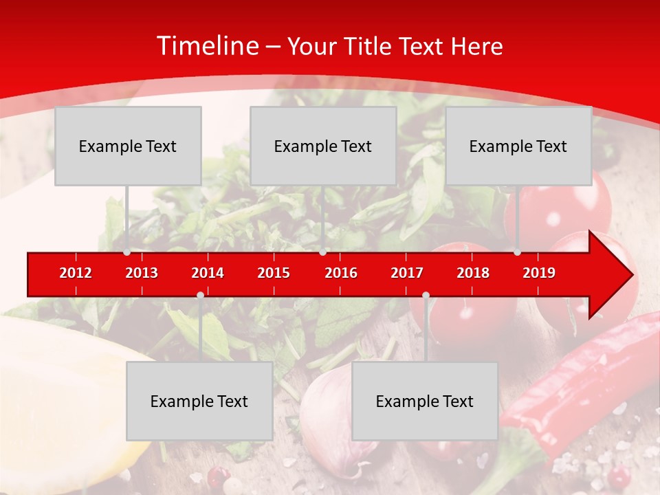 Seasoning Tomato Pepper PowerPoint Template