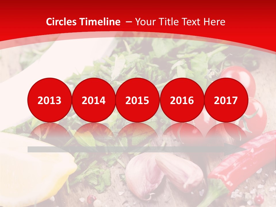 Seasoning Tomato Pepper PowerPoint Template