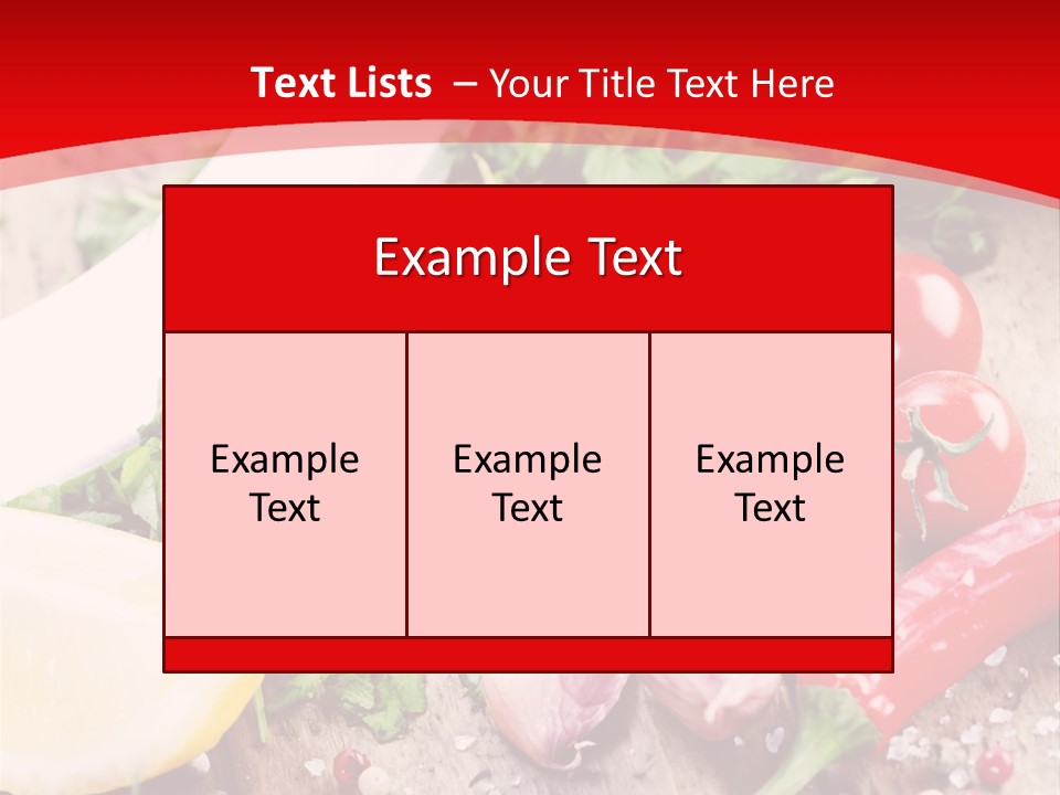 Seasoning Tomato Pepper PowerPoint Template