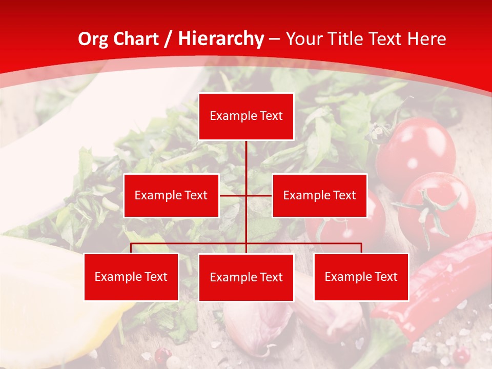 Seasoning Tomato Pepper PowerPoint Template