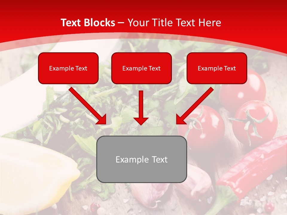 Seasoning Tomato Pepper PowerPoint Template
