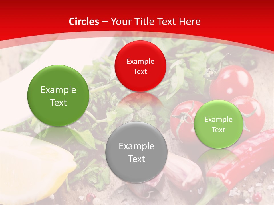 Seasoning Tomato Pepper PowerPoint Template