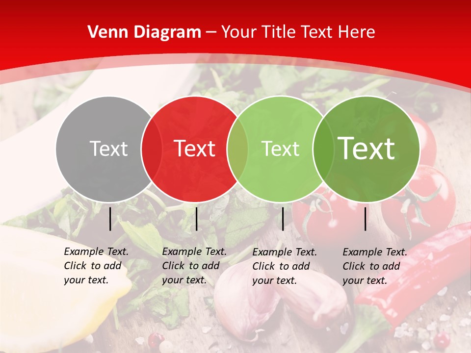 Seasoning Tomato Pepper PowerPoint Template