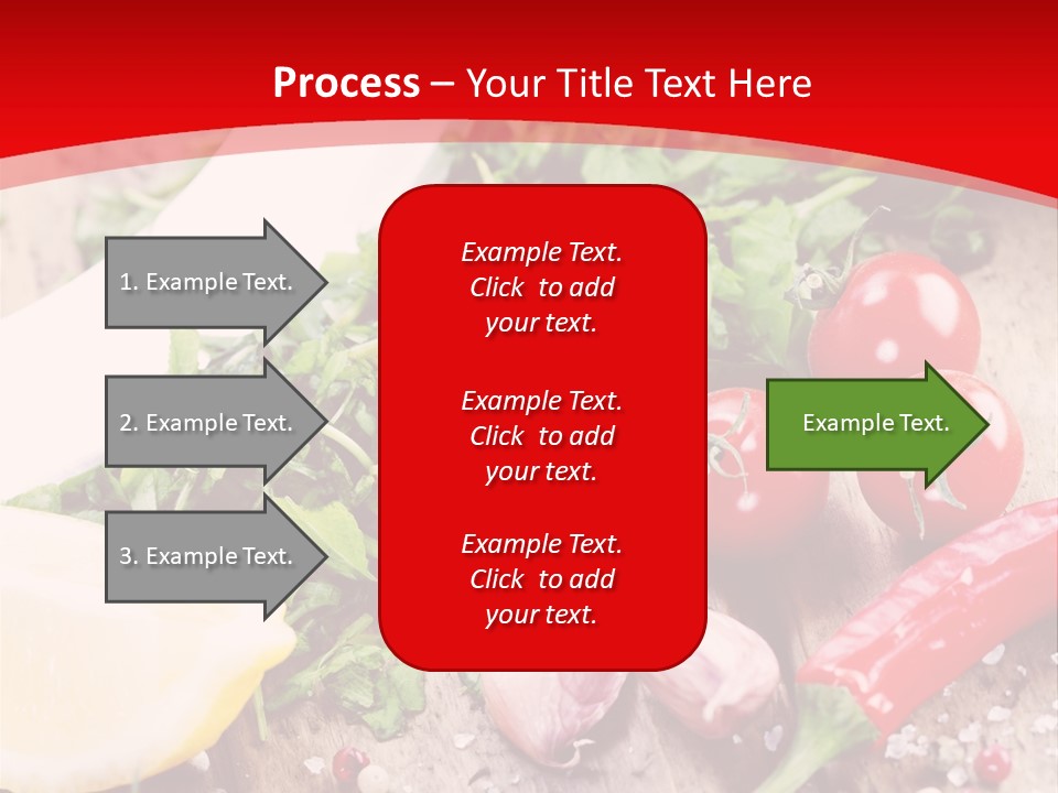 Seasoning Tomato Pepper PowerPoint Template