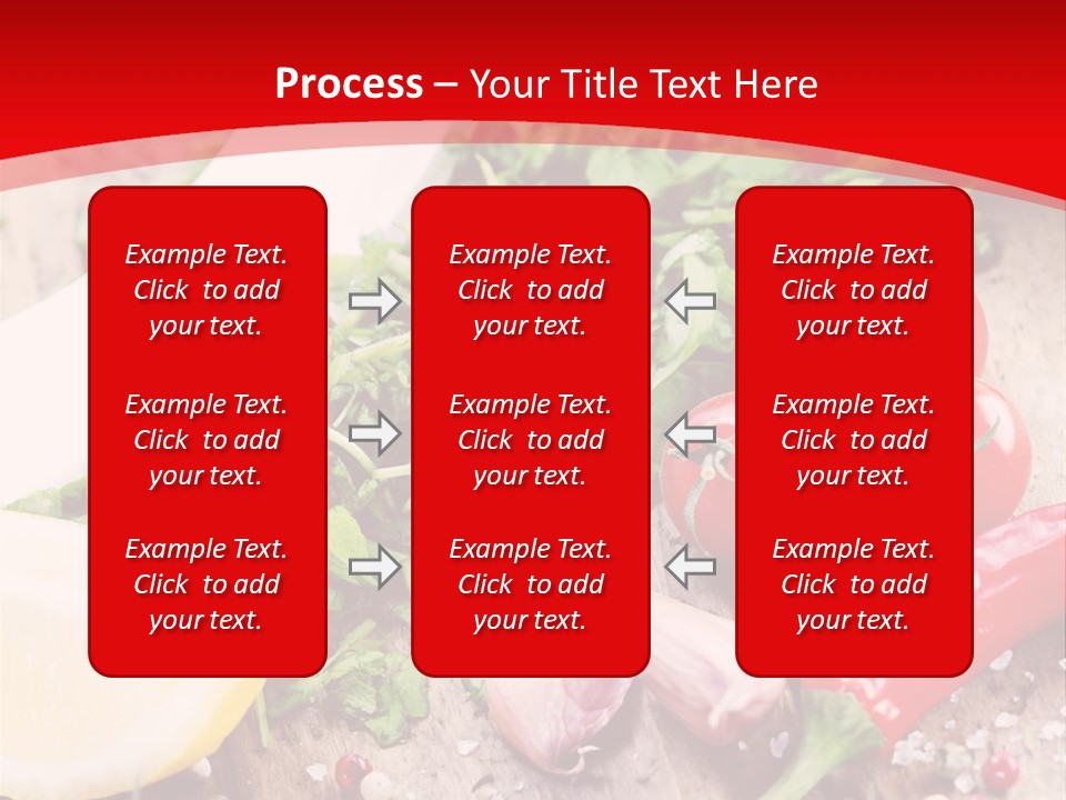 Seasoning Tomato Pepper PowerPoint Template