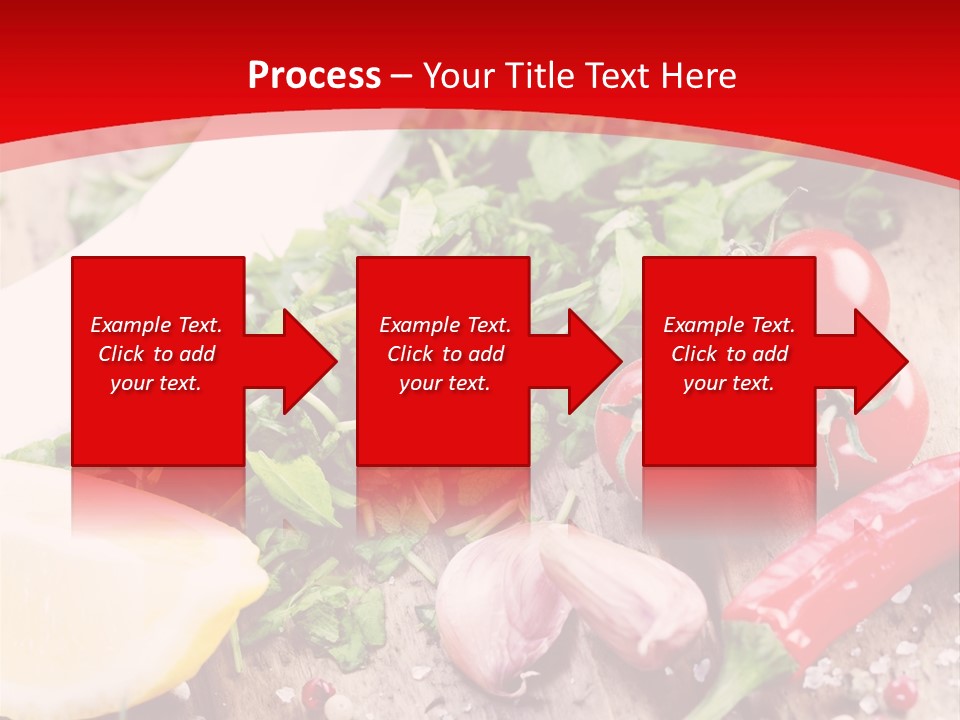 Seasoning Tomato Pepper PowerPoint Template