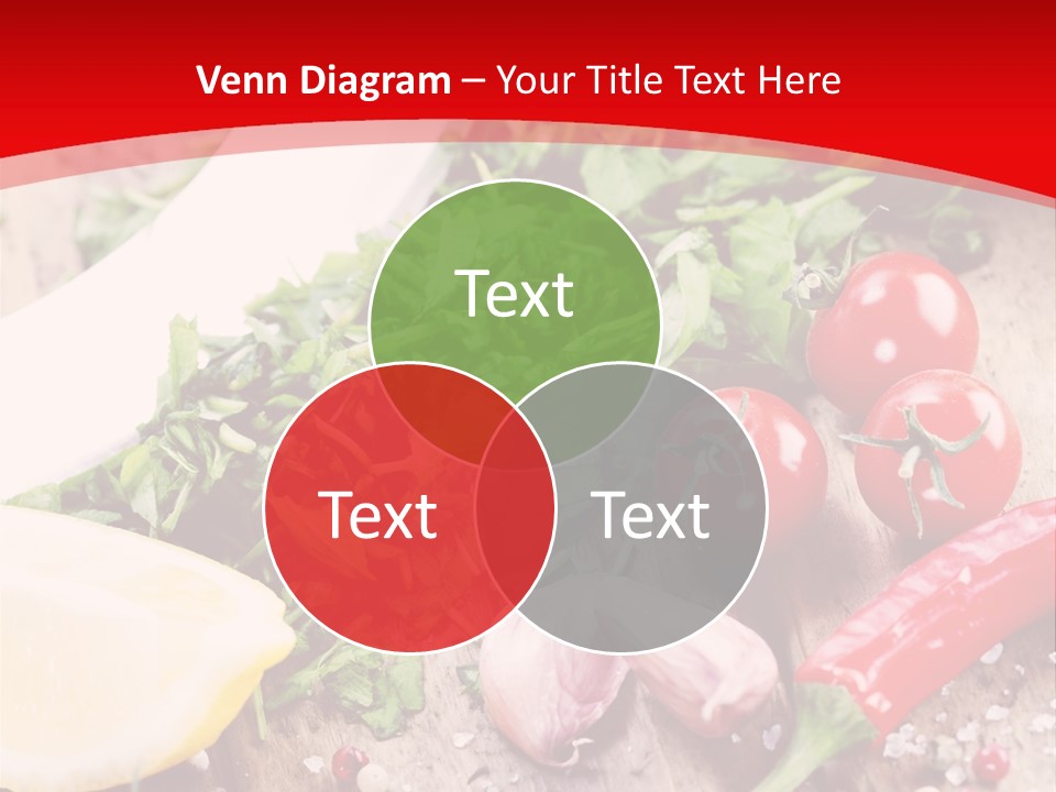 Seasoning Tomato Pepper PowerPoint Template