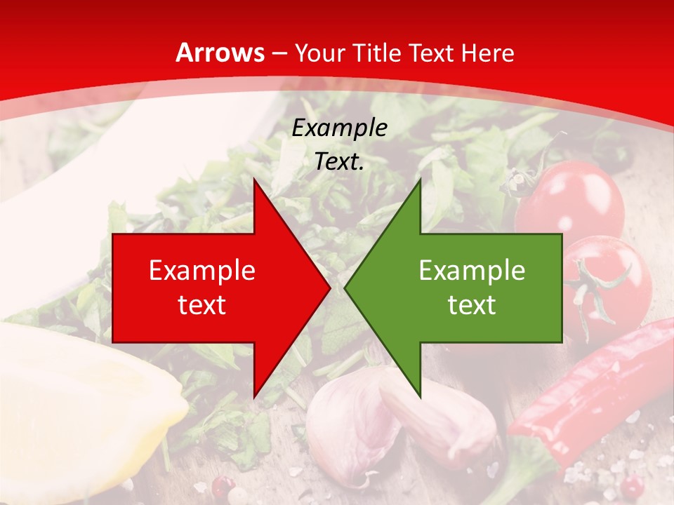 Seasoning Tomato Pepper PowerPoint Template