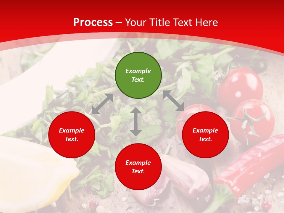 Seasoning Tomato Pepper PowerPoint Template