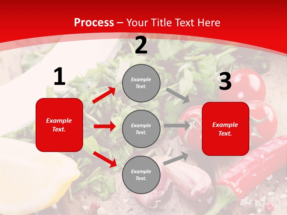 Seasoning Tomato Pepper PowerPoint Template