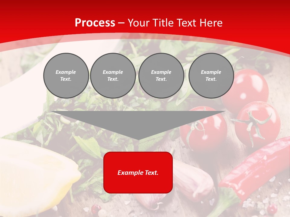 Seasoning Tomato Pepper PowerPoint Template