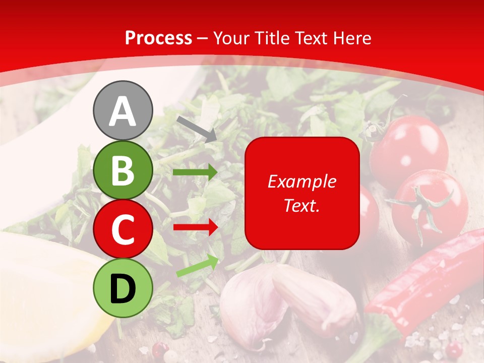 Seasoning Tomato Pepper PowerPoint Template