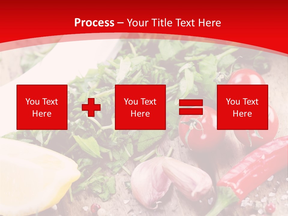 Seasoning Tomato Pepper PowerPoint Template