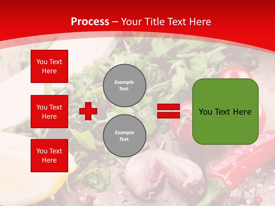 Seasoning Tomato Pepper PowerPoint Template