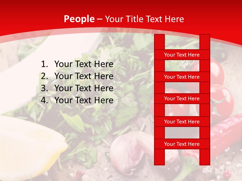 Seasoning Tomato Pepper PowerPoint Template