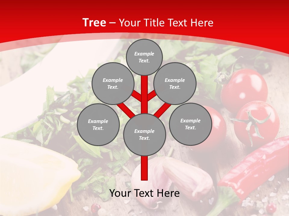 Seasoning Tomato Pepper PowerPoint Template