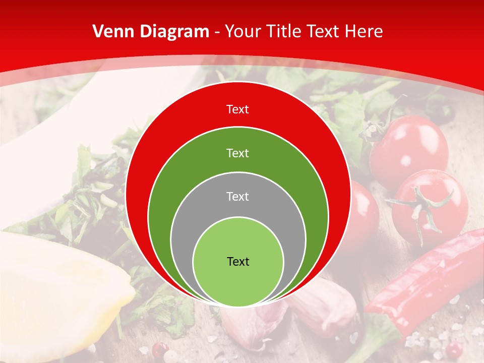 Seasoning Tomato Pepper PowerPoint Template